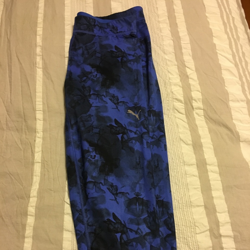 Puma All Eyes On Me 3/4 Tights Black/Blue